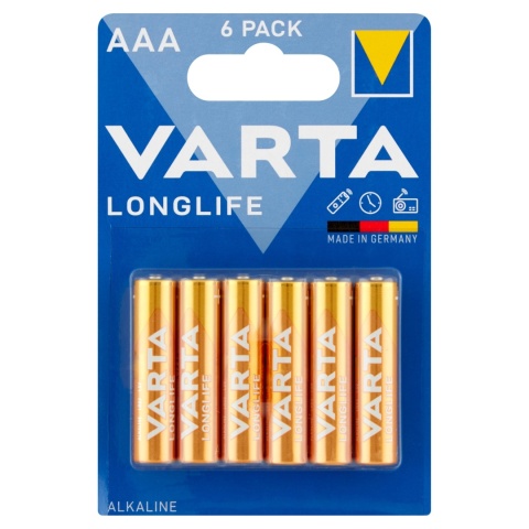 VARTA bateria alkaliczna R3 (AAA) Longlife 6 szt