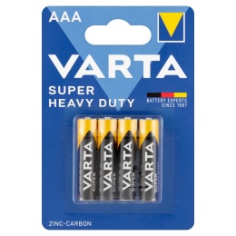 VARTA bateria cynkowa R3 (AAA) Superlife 4 szt