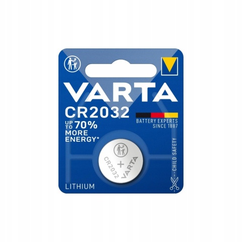 VARTA bateria litowa CR2032 (BIOS) 3V 2 szt