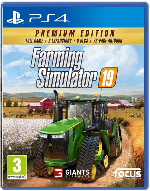 Gra Farming Simulator 19 Premium Edition + Artbook PS4 Playstation 4 Używana