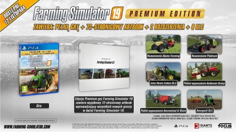Gra Farming Simulator 19 Premium Edition + Artbook PS4 Playstation 4 Używana