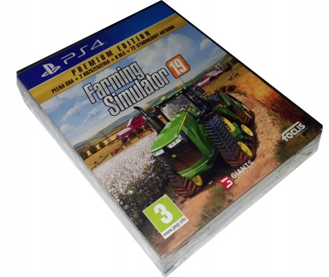 Gra Farming Simulator 19 Premium Edition + Artbook PS4 Playstation 4 Używana