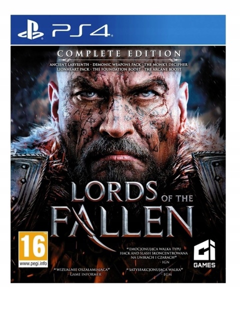 Gra Lords of the Fallen PS4 Playstation 4 Używana