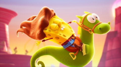 Gra Spongebob Kanciastoporty The Cosmic Shake Nintendo Switch Używana