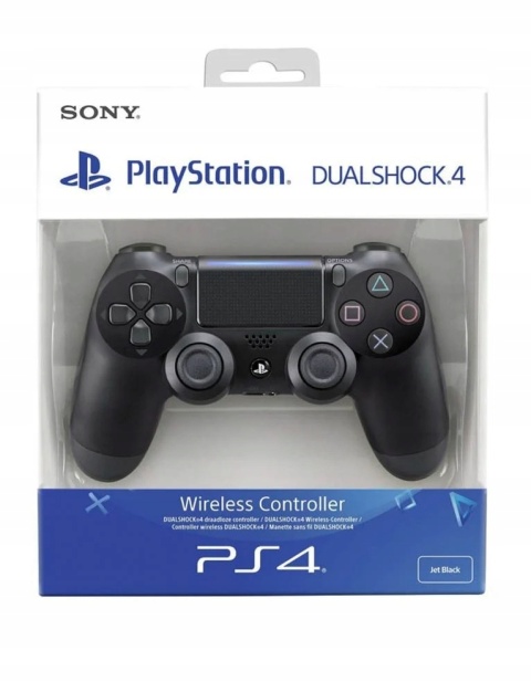 Kontroler Pad SONY DualShock 4 Playstation 4 PS4 Czarny Używany Z Pudełkiem