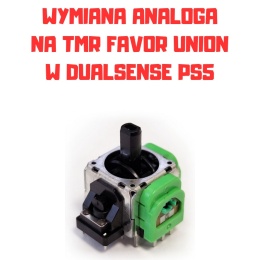 Wymiana Analoga w Padzie Dualsense PS5 na Magnetyczny TMR Favor Union