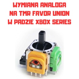 Wymiana Analoga w Padzie Xbox Series 1914 na Magnetyczny TMR Favor Union