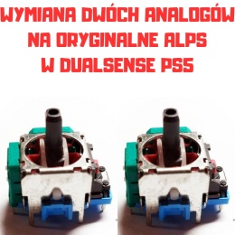 Wymiana Dwóch Analogów w Padzie Dualsense PS5 na Oryginalne Alps