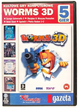 Gra Worms 3D PC Używana