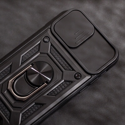 Nakładka Defender Slide do iPhone 16e / 17e czarna
