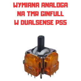 Wymiana Analoga w Padzie Dualsense PS5 na Magnetyczny TMR Ginfull