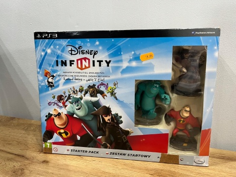 Zestaw Disney Infinity PS3 Playstation 3 Figurki + Gra Disney Infinity PS3 Playstation 3 Używane