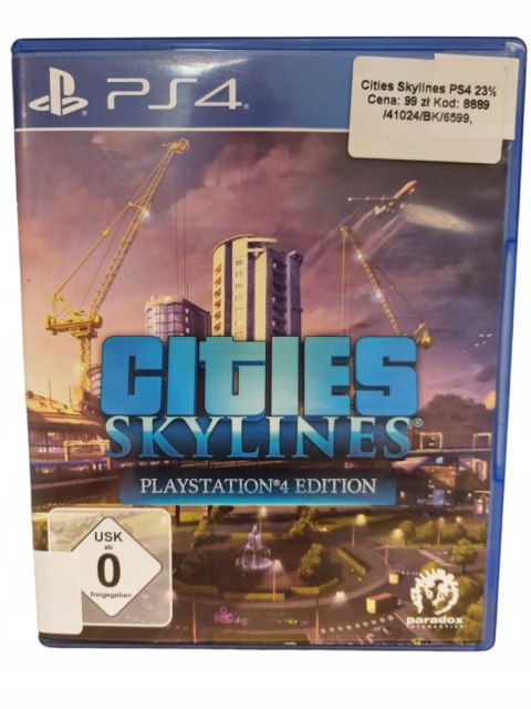 Cities Skylines PS4 PLAYSTATION 4 GRA NA PŁYCIE