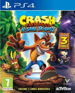 Crash Bandicoot N'Sane Trilogy Trylogia PS4 Nowa Gra na Płycie w Folii