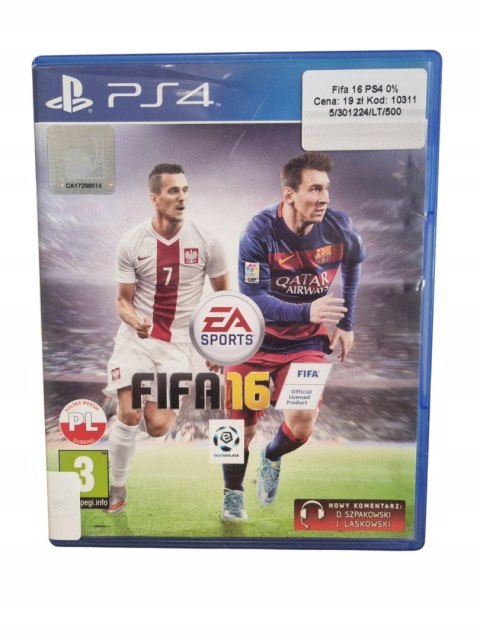 FIFA 16 Sony PlayStation 4 PS4