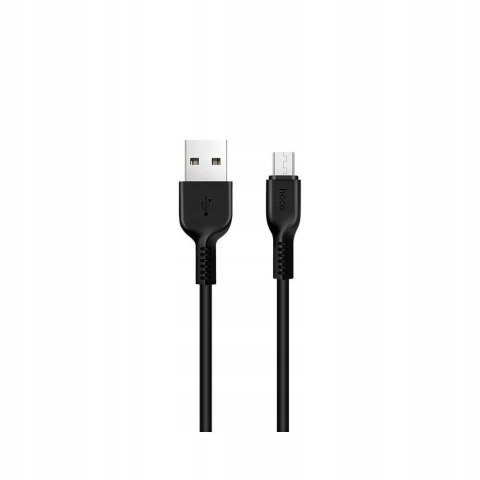 HOCO kabel USB A do Micro USB 2,4A 3 m Czarny Android