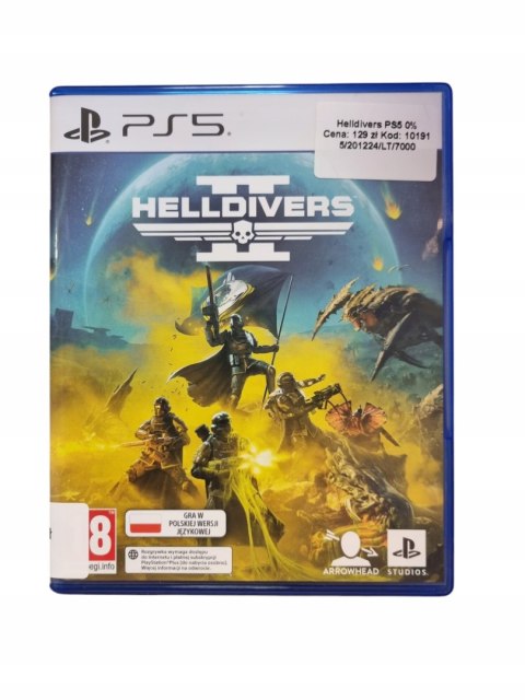 Helldivers 2 Sony PlayStation 5 PS5 Używana