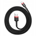 Kabel USB - Lightning 1m 2,4A, Szybkie ładowanie, Aluminiowe końcówki