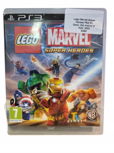 LEGO Marvel Super Heroes Sony PlayStation 3 PS3