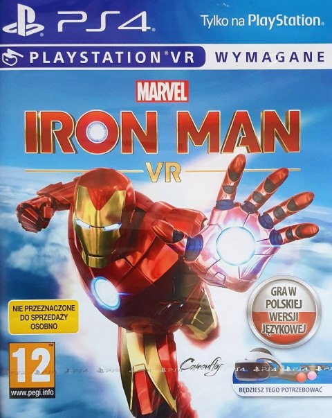 Marvel Iron Man VR PS4 Nowa Gra Na Płycie w Folii