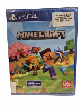 Minecraft Starter Collection PS4 Nowa Gra na Płycie w Folii