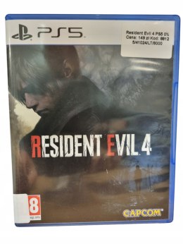 RESIDENT EVIL 4 PS5 PLAYSTATION 5 GRA NA PŁYCIE