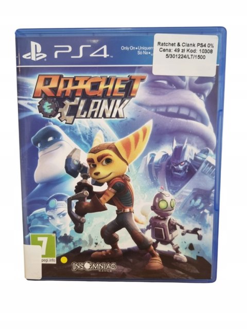 Ratchet & Clank Sony PlayStation 4 PS4