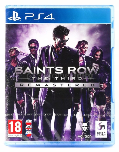 Saints Row The Third Remastered PS4 Nowa Gra na Płycie w Folii