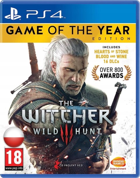 Wiedźmin 3 III Dziki Gon GOTY PS4 Nowa Gra na Płycie w Folii