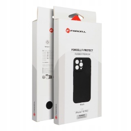 Etui na iPhone 17 Forcell F-Protect Rubber Premium zgodny z MagSafe czarny 0INT