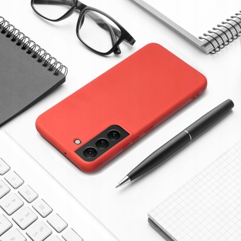 Futerał SILICONE do SAMSUNG Galaxy A56 5G brzoskwiniowy