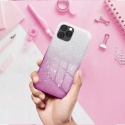 Futerał do Samsung A56 5G Shining transparentny różowy