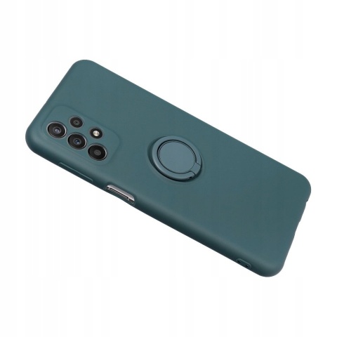 Futerał do Samsung A56 5G Silicone Ring zielony