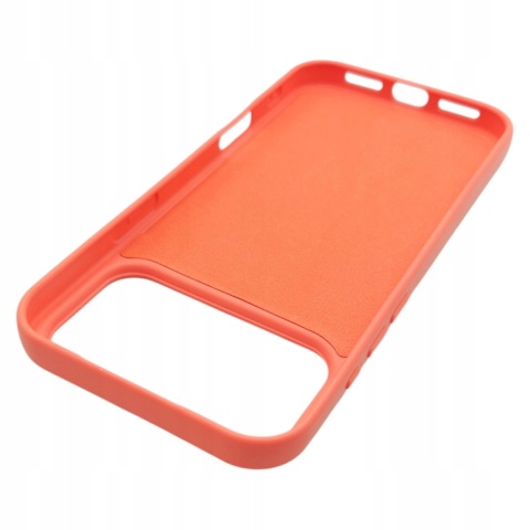 Futerał do iPhone 17 PRO MAX Silicone brzoskwiniowy