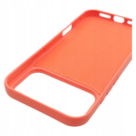 Futerał do iPhone 17 PRO MAX Silicone brzoskwiniowy