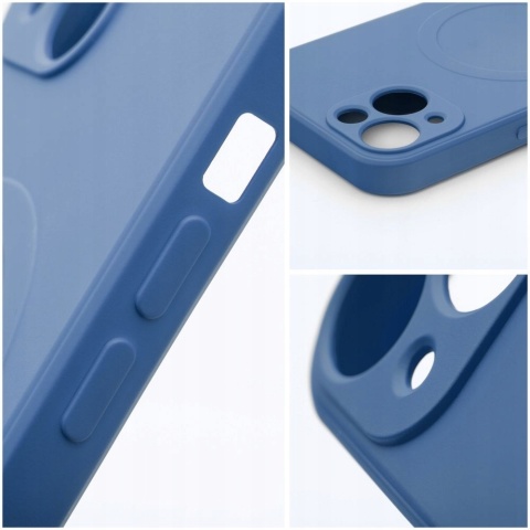 Futerał do iPhone 17 PRO Silicone Mag Cover zgodny z MagSafe (camera protection) niebieski
