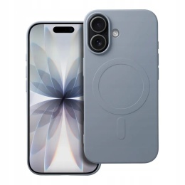 Futerał do iPhone 17 Silicone Mag Cover zgodny z MagSafe (big hole) jasnoniebieski