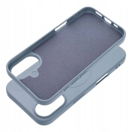 Futerał do iPhone 17 Silicone Mag Cover zgodny z MagSafe (big hole) jasnoniebieski