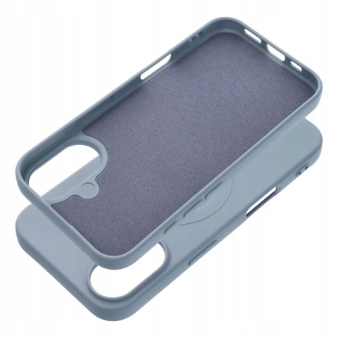 Futerał do iPhone 17 Silicone Mag Cover zgodny z MagSafe (big hole) jasnoniebieski
