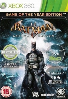 Gra Batman Arkham Asylum GOTY X360 Xbox360 Używana
