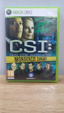 Gra CSI: Mordercze Zamiary X360 Xbox 360 Używana