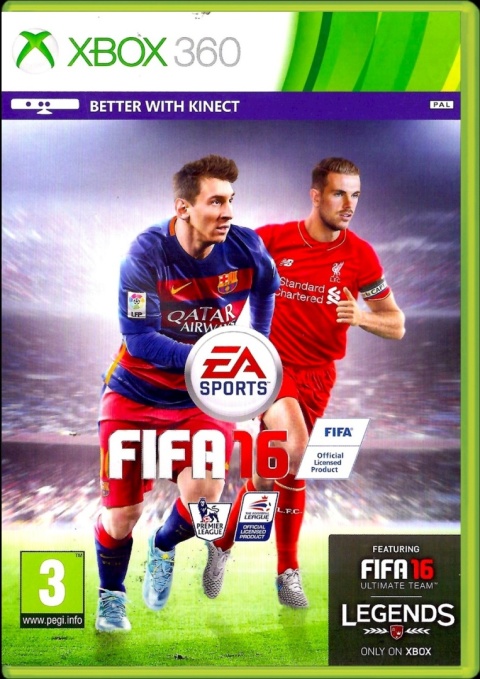 Gra FIFA 16 X360 Xbox 360 Używana