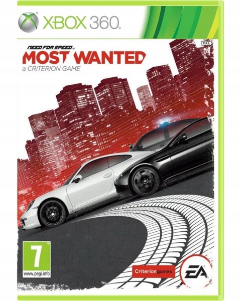 Gra Need for Speed Most Wanted 2012 X360 Xbox 360 Używana