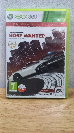 Gra Need for Speed Most Wanted 2012 X360 Xbox 360 Używana