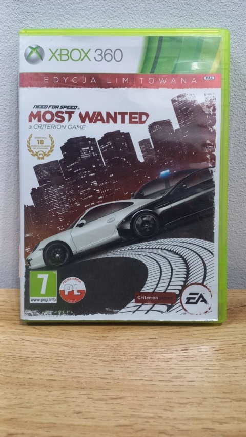 Gra Need for Speed Most Wanted 2012 X360 Xbox 360 Używana