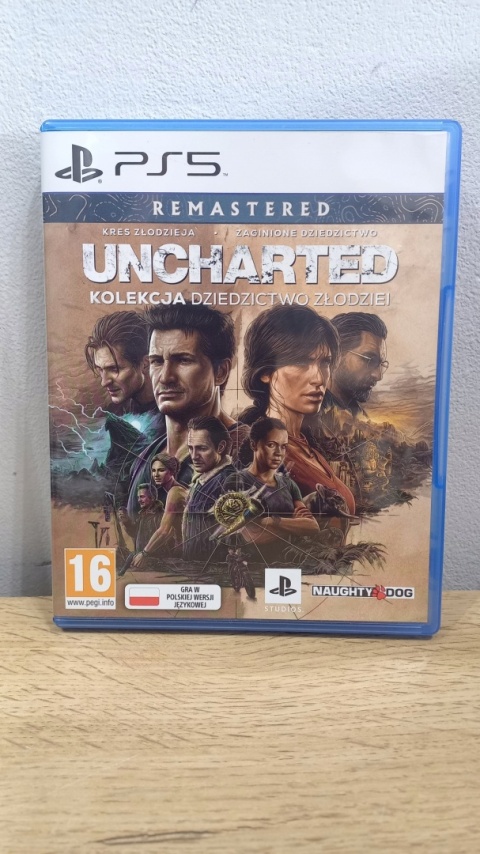 Gra Uncharted Kolekcja Dziedzictwo Złodziei PS5 PlayStation 5 Używana