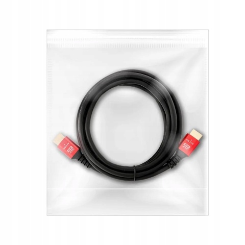 Kabel HDMI 2.1 8K 60Hz / 4K 120Hz - Ultra High Speed, HDR, eARC, VRR, 48Gbps 2 m czarny