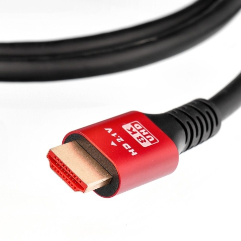 Kabel HDMI 2.1 8K 60Hz / 4K 120Hz - Ultra High Speed, HDR, eARC, VRR, 48Gbps 3 m czarny