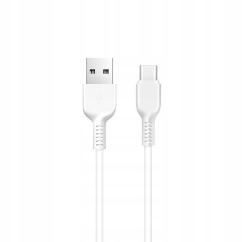Kabel USB A do USB C Hoco 2,4A 3 m X20 biały
