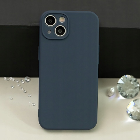 Nakładka Silicon do Samsung Galaxy A56 5G ciemnoniebieska